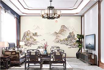 沽源森佰汇航空纤维墙咔（巴山蜀水）